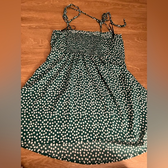 SHEIN Green Floral Mini Dress, size XL - Picture 6 of 11
